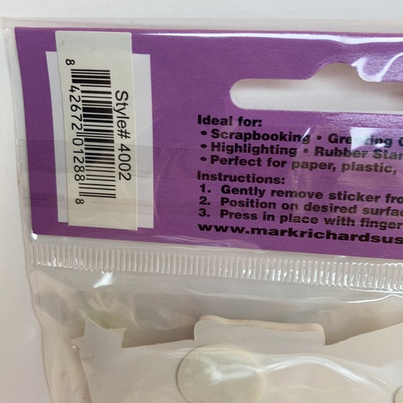 Mark Richards Scrapbook Stickers Card Making Baby Boy Star Moon Paper Crafts - Picture 9 of 13